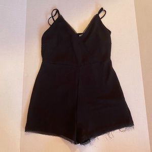 Bershka black romper size M